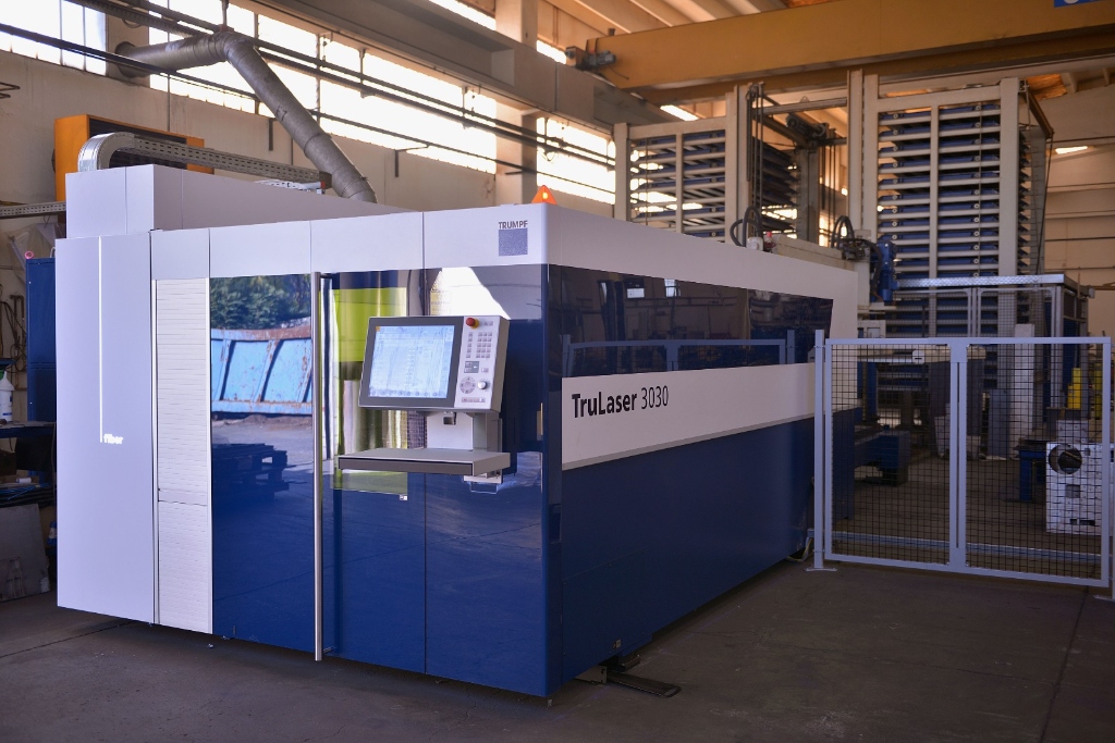 Impianto Taglio Laser in Piano TruLaser con magazzino Stopa C.M.D.